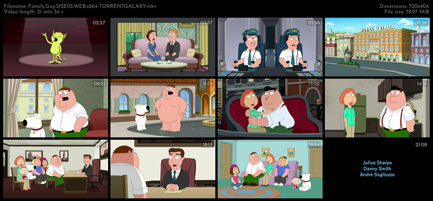 Family Guy S12E05 WEB x264 TORRENTGALAXY