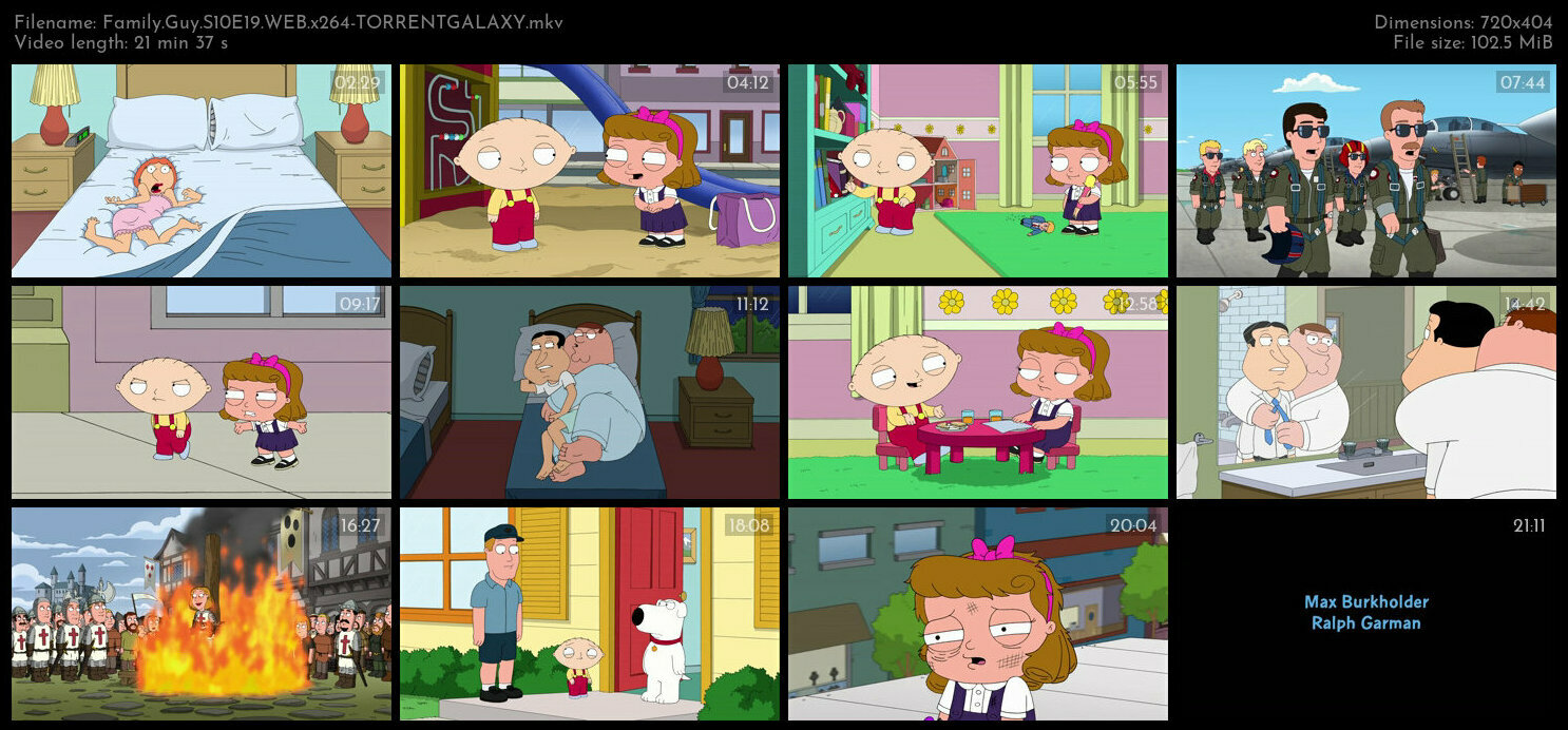 Family Guy S10E19 WEB x264 TORRENTGALAXY