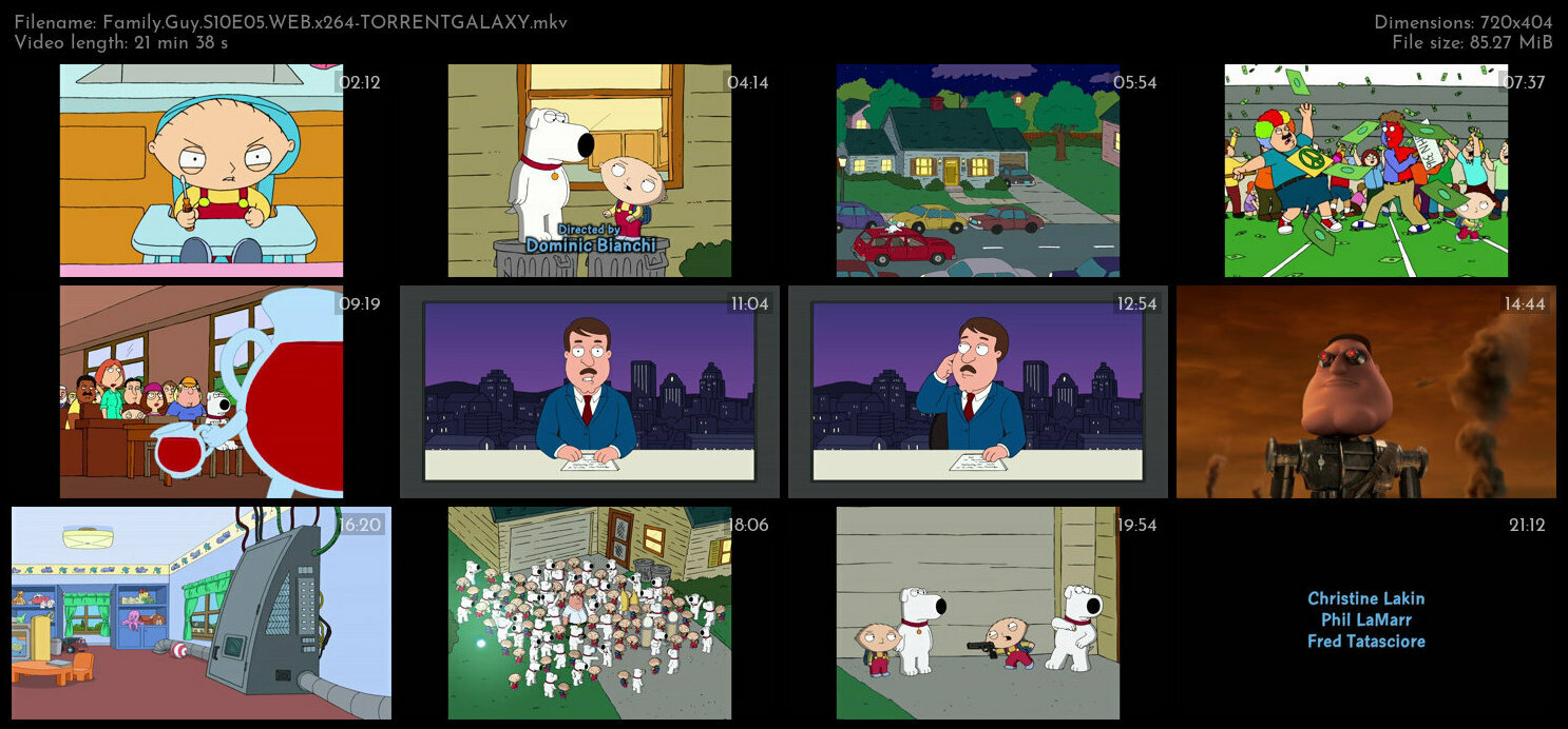 Family Guy S10E05 WEB x264 TORRENTGALAXY