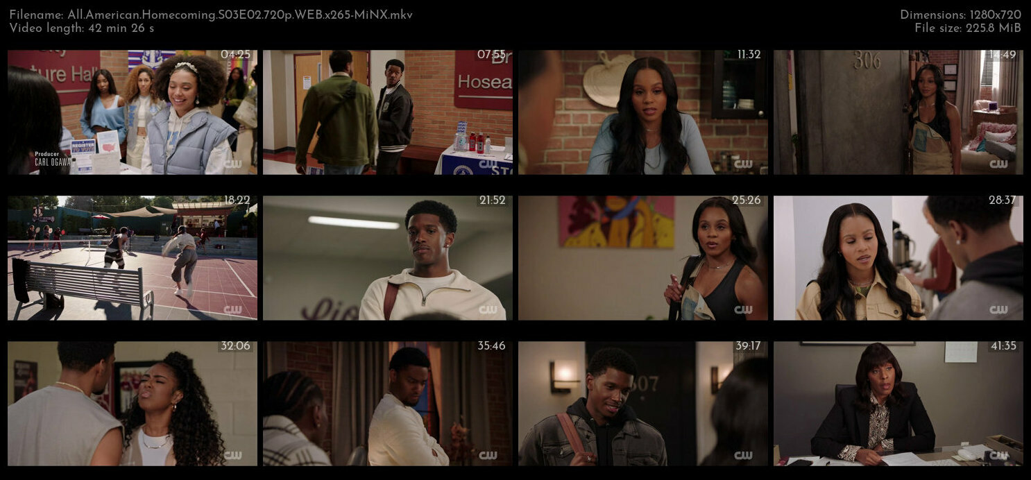 All American Homecoming S03E02 720p WEB x265 MiNX TGx