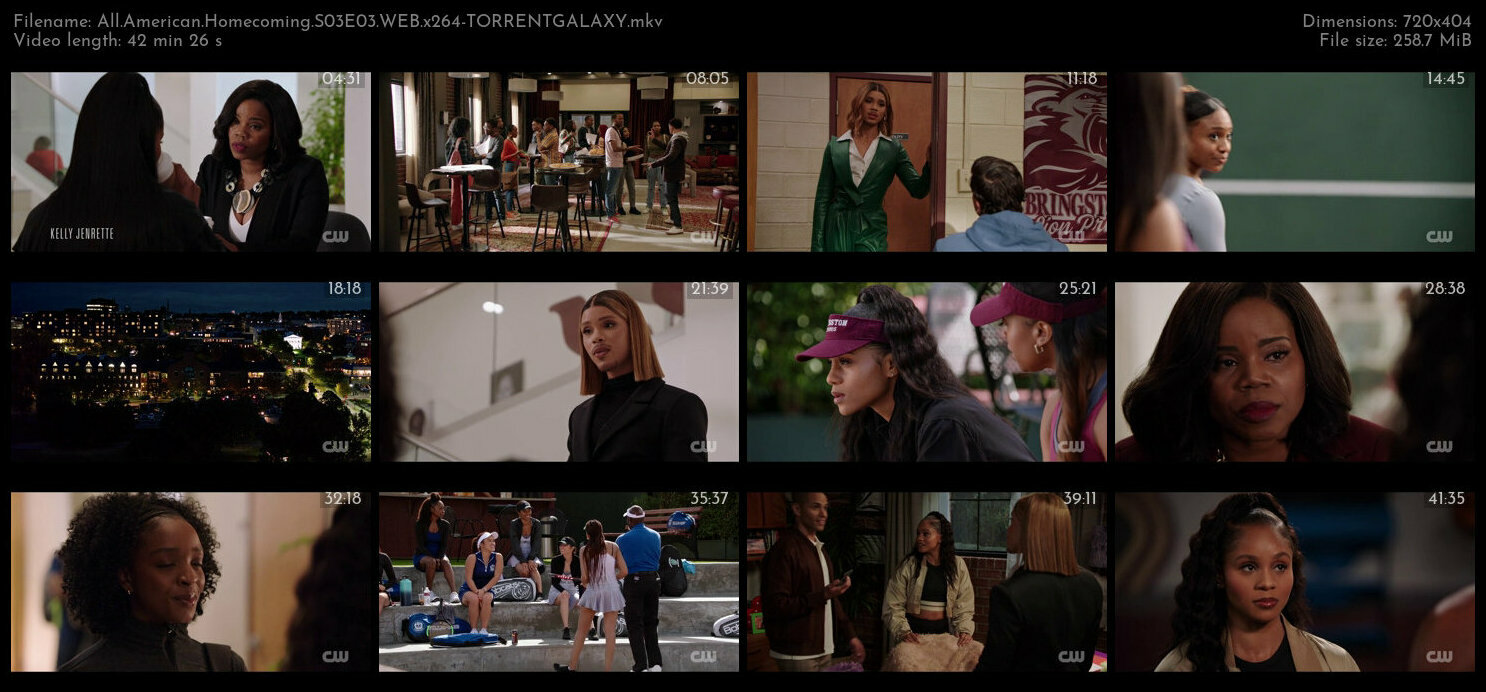 All American Homecoming S03E03 WEB x264 TORRENTGALAXY