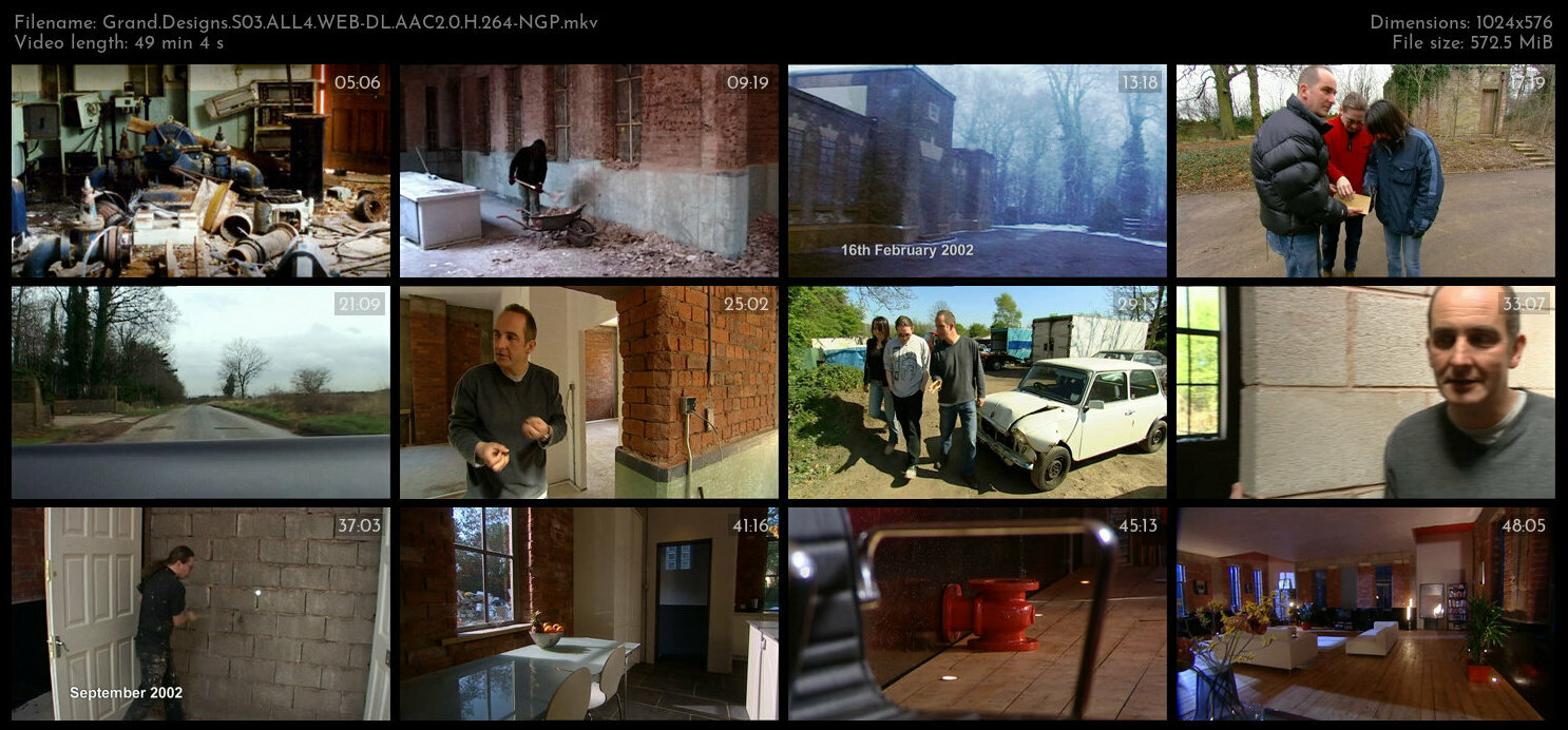 Grand Designs S03E02 Chesterfield 2003 576p ALL4 WEB DL AAC2 0 H 264 NGP TGx