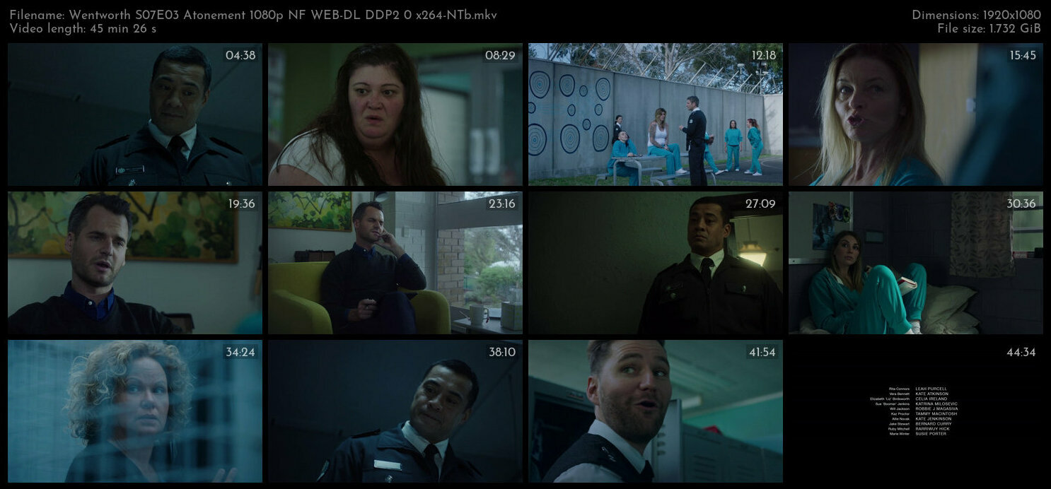 Wentworth S07E03 Atonement 1080p NF WEB DL DDP2 0 x264 NTb TGx