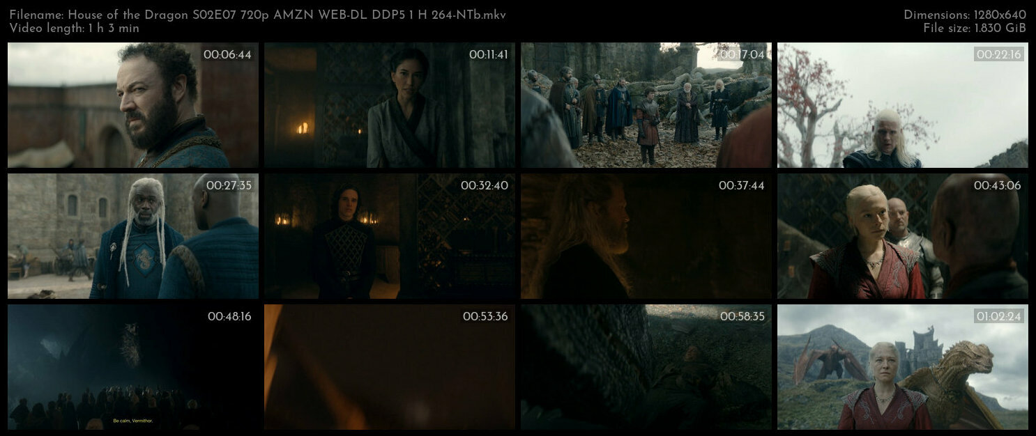 House of the Dragon S02E07 720p AMZN WEB DL DDP5 1 H 264 NTb TGx