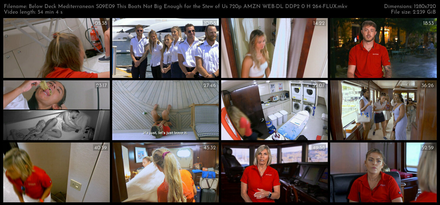 Below Deck Mediterranean S09E09 This Boats Not Big Enough for the Stew of Us 720p AMZN WEB DL DDP2 0