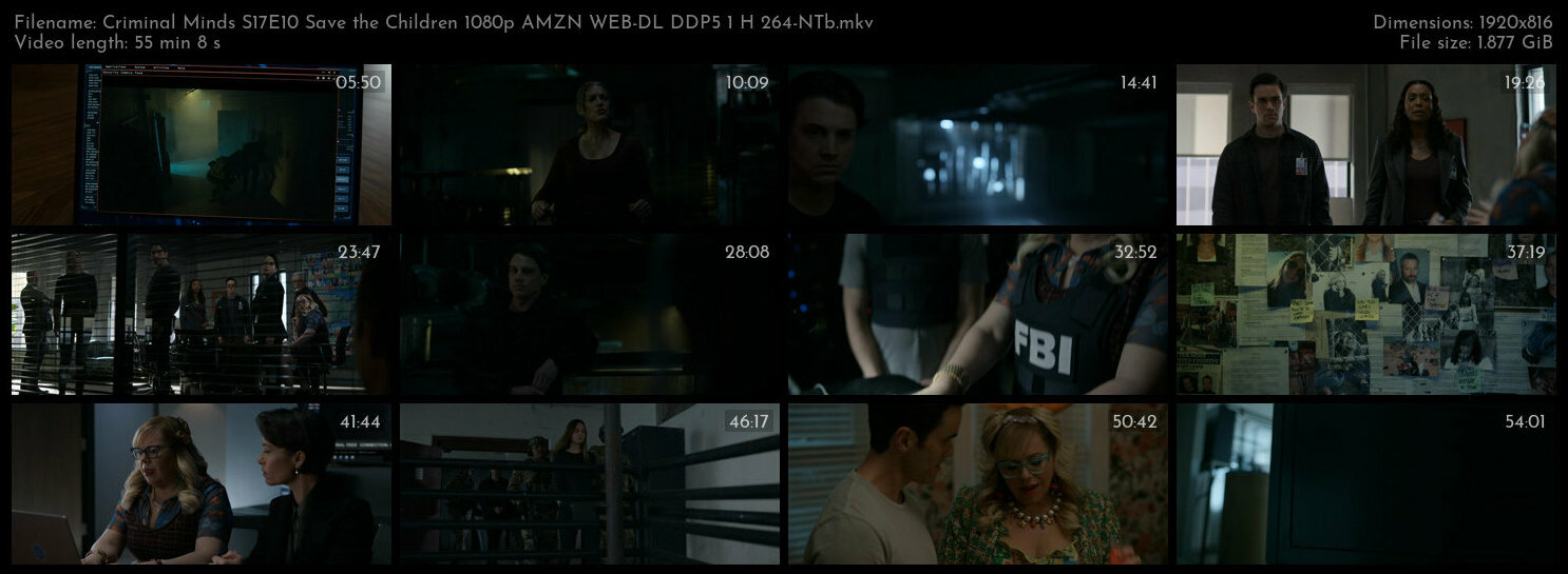 Criminal Minds S17E10 Save the Children 1080p AMZN WEB DL DDP5 1 H 264 NTb TGx