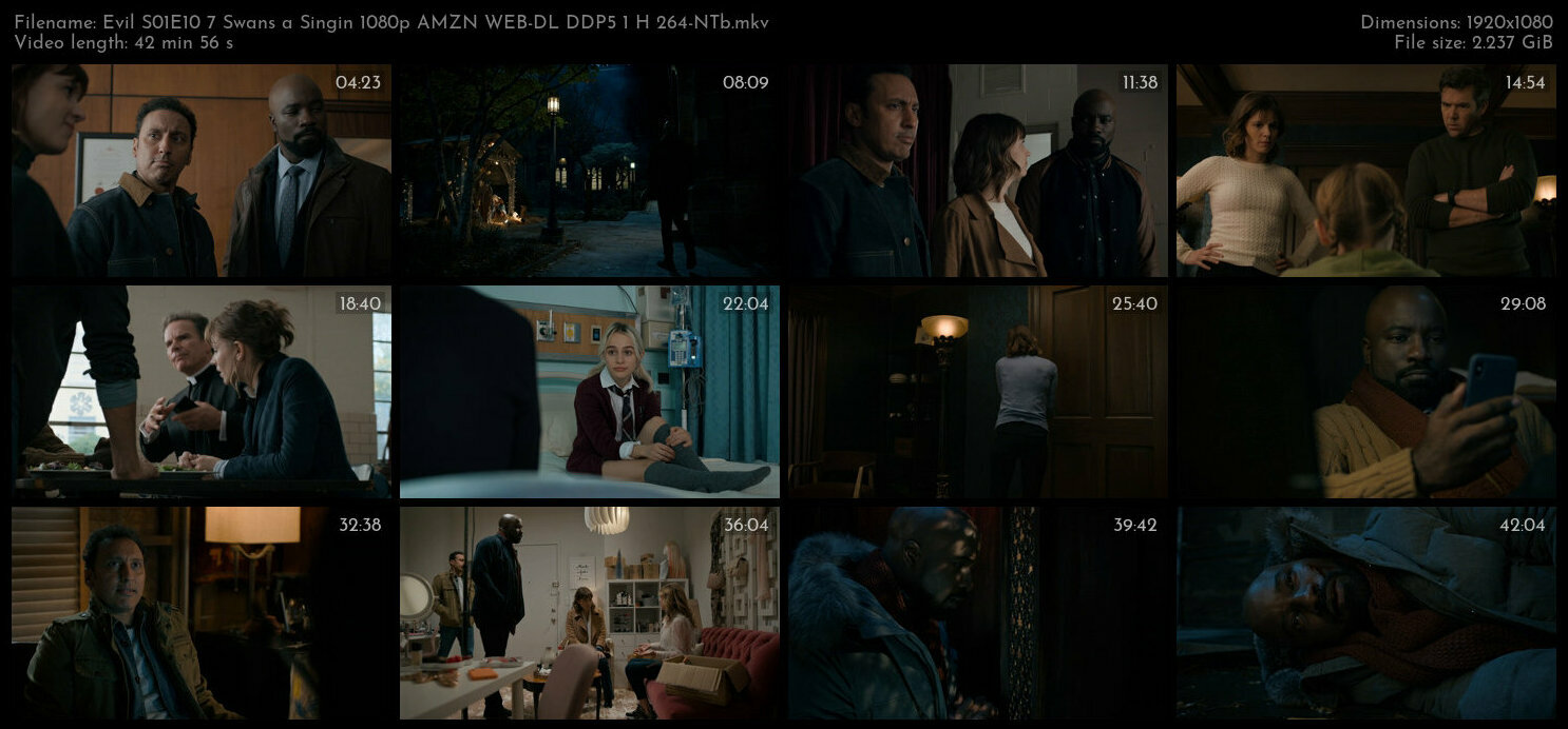 Evil S01E10 7 Swans a Singin 1080p AMZN WEB DL DDP5 1 H 264 NTb TGx