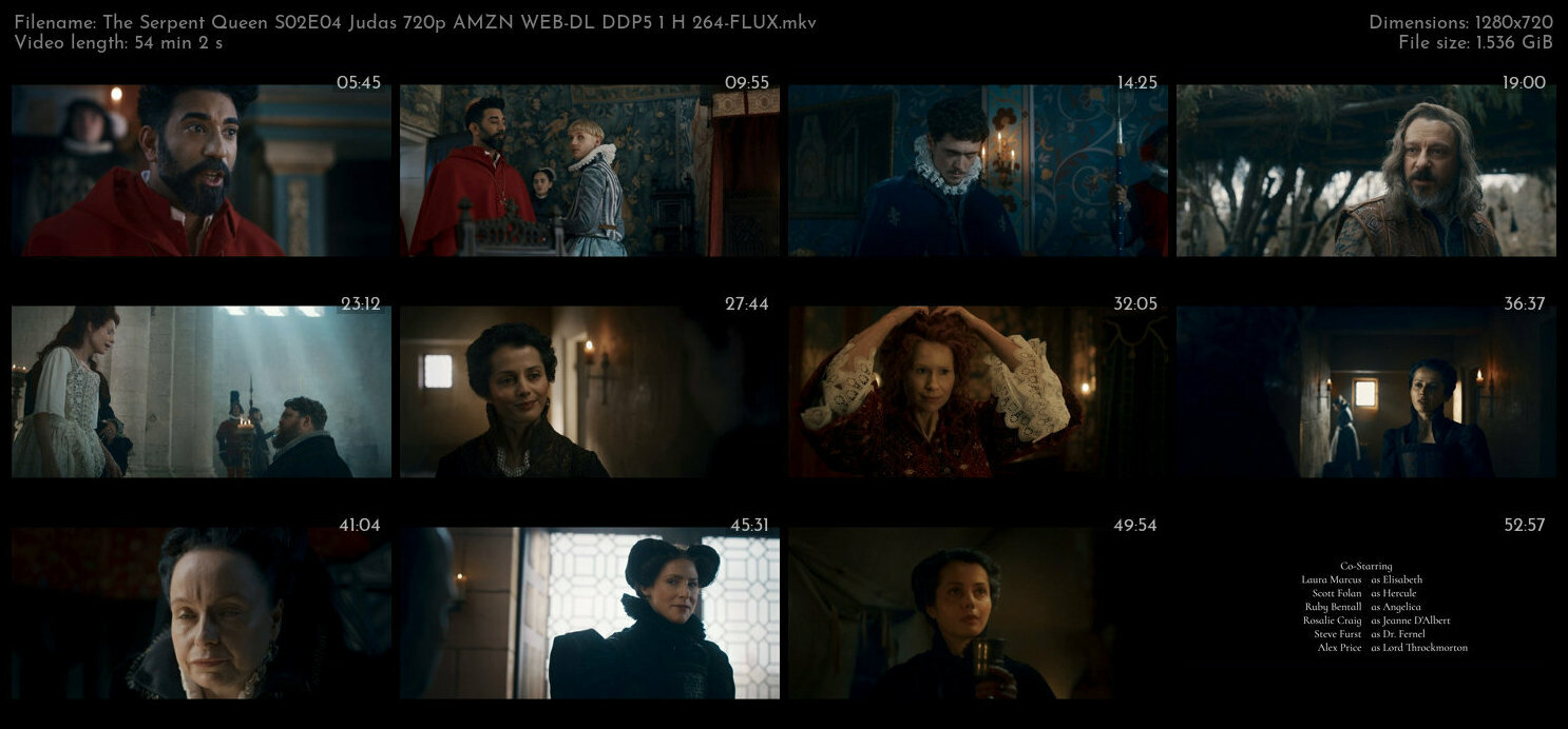 The Serpent Queen S02E04 Judas 720p AMZN WEB DL DDP5 1 H 264 FLUX TGx