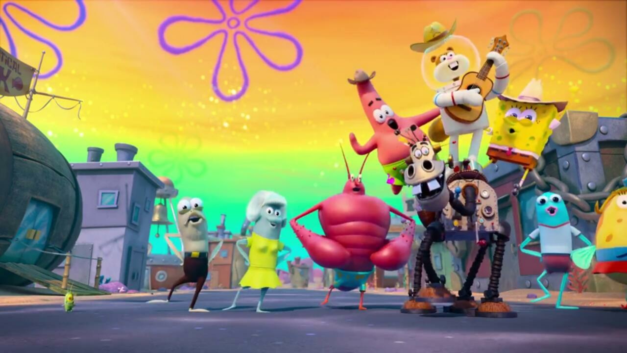 Saving Bikini Bottom The Sandy Cheeks Movie 2024 720p NF WEBRip 800MB x264 GalaxyRG