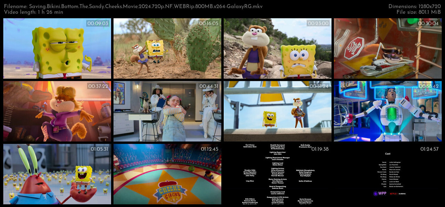 Saving Bikini Bottom The Sandy Cheeks Movie 2024 720p NF WEBRip 800MB x264 GalaxyRG