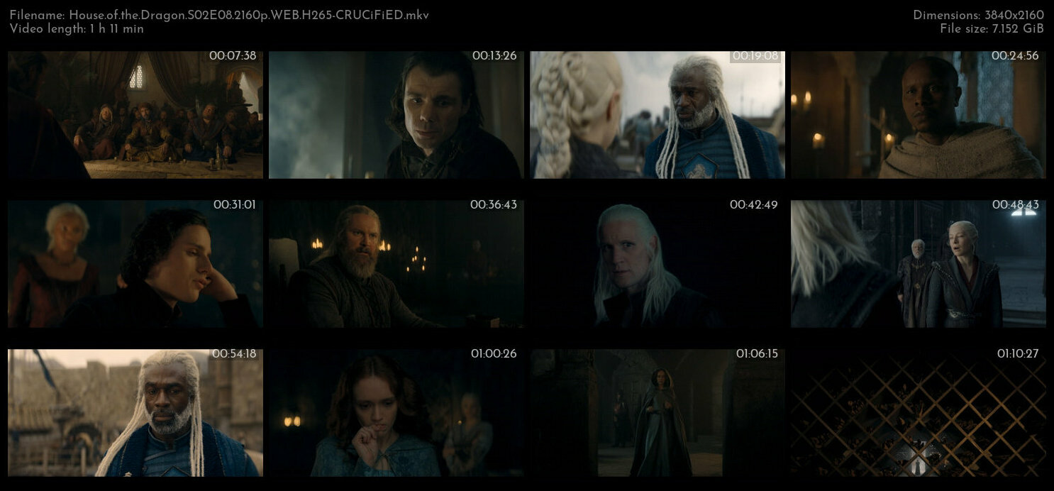 House of the Dragon S02E08 2160p WEB H265 CRUCiFiED TGx