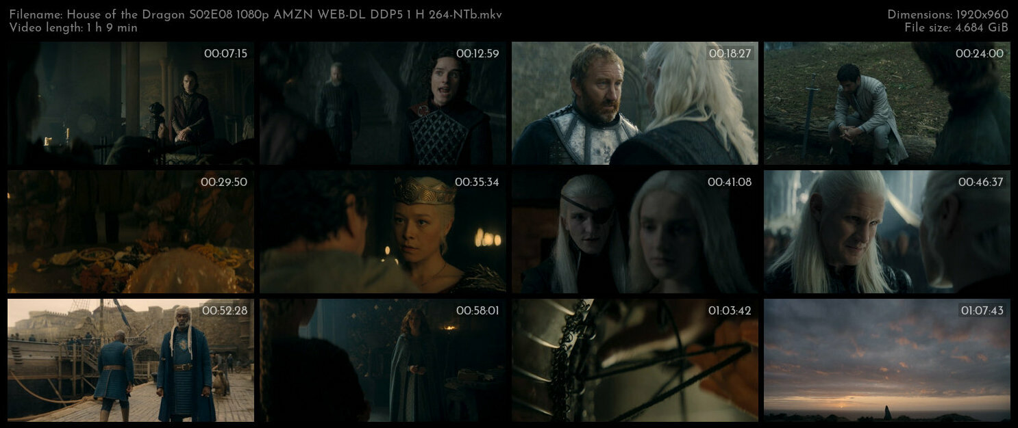 House of the Dragon S02E08 1080p AMZN WEB DL DDP5 1 H 264 NTb TGx