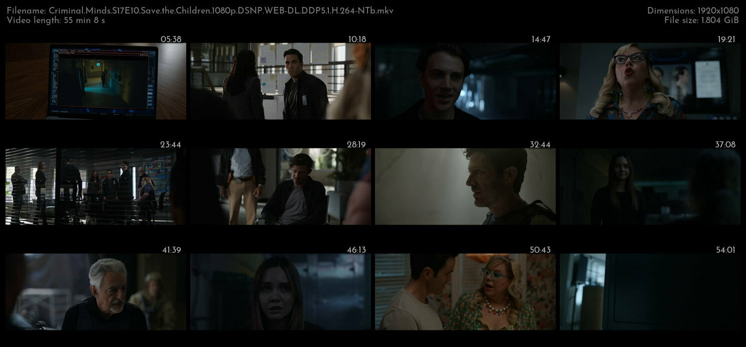 Criminal Minds S17E10 Save the Children 1080p DSNP WEB DL DDP5 1 H 264 NTb TGx