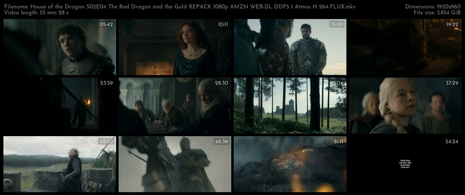 House of the Dragon S02E04 The Red Dragon and the Gold REPACK 1080p AMZN WEB DL DDP5 1 Atmos H 264 F