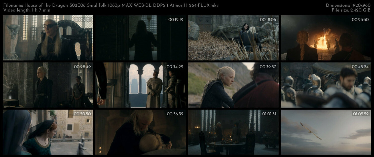 House of the Dragon S02E06 Smallfolk 1080p MAX WEB DL DDP5 1 Atmos H 264 FLUX TGx