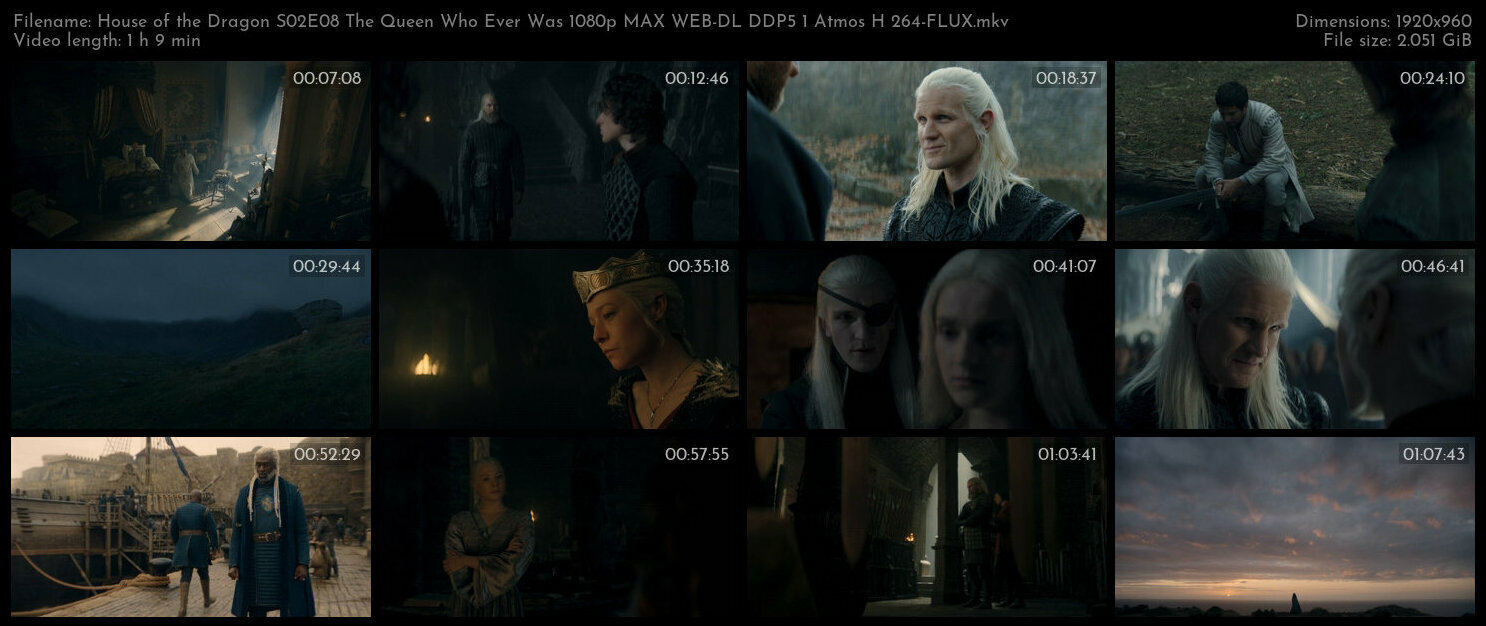 House of the Dragon S02E08 The Queen Who Ever Was 1080p MAX WEB DL DDP5 1 Atmos H 264 FLUX TGx