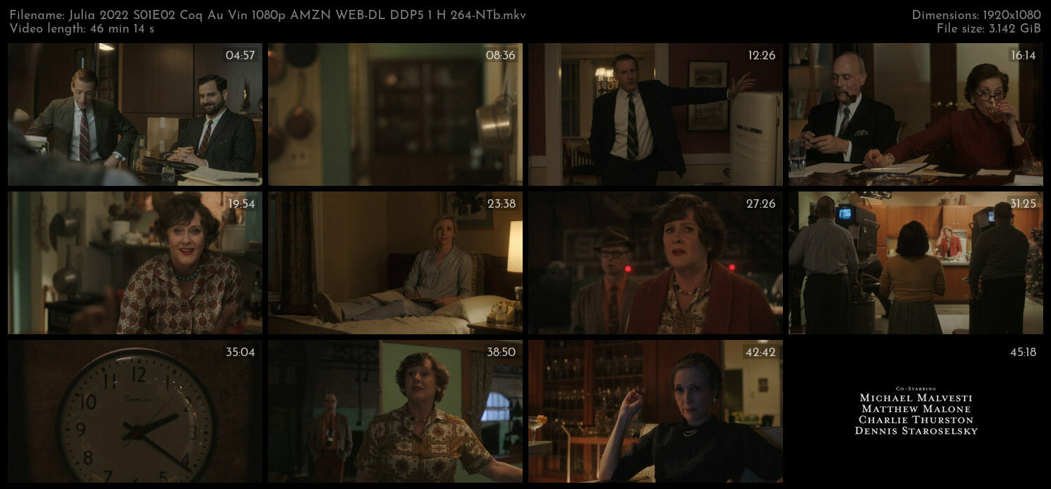 Julia 2022 S01E02 Coq Au Vin 1080p AMZN WEB DL DDP5 1 H 264 NTb TGx