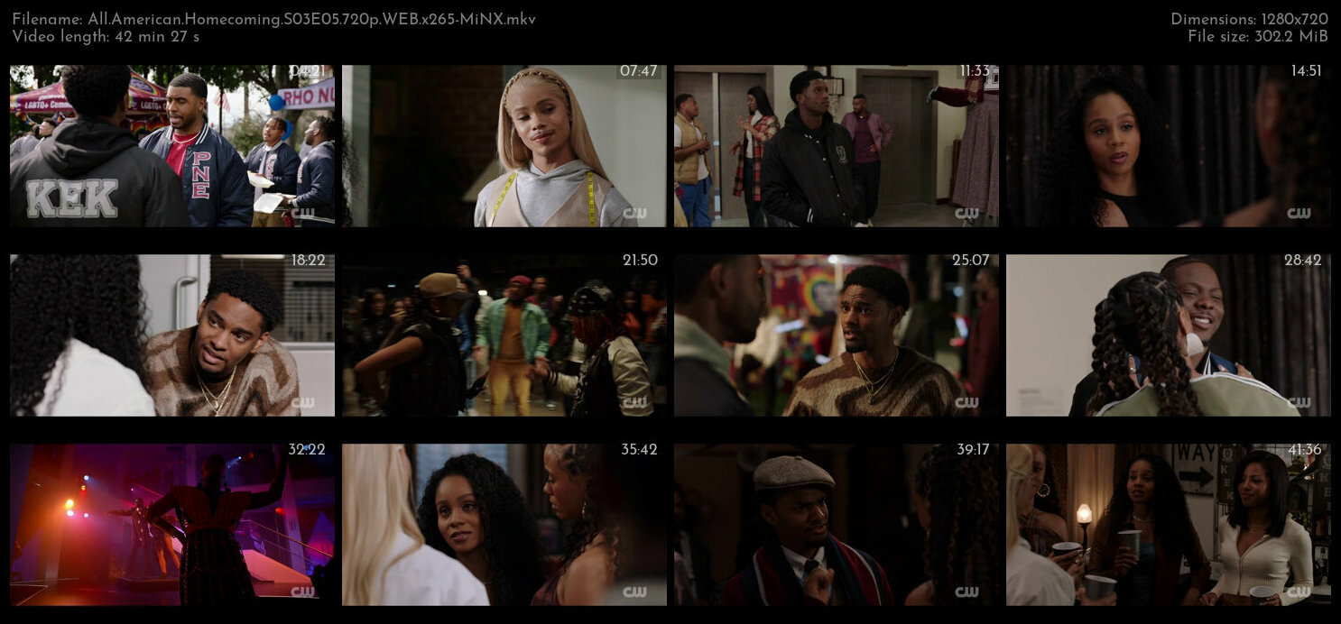 All American Homecoming S03E05 720p WEB x265 MiNX TGx