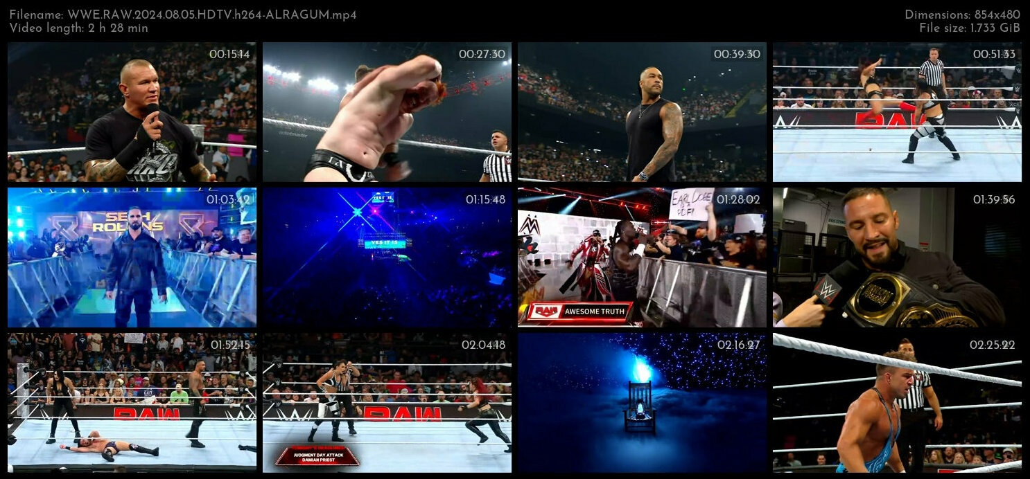 WWE RAW 2024 08 05 HDTV h264 ALRAGUM TGx