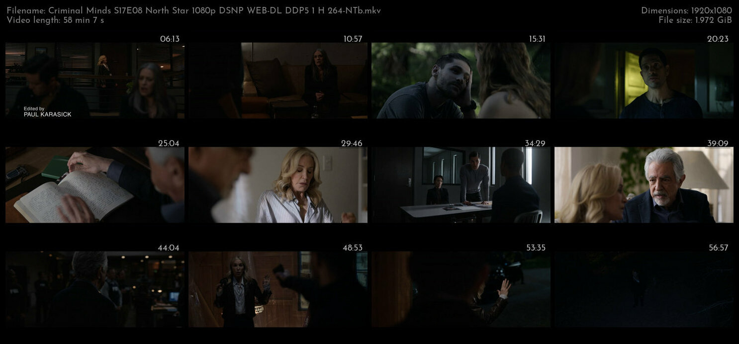 Criminal Minds S17E08 North Star 1080p DSNP WEB DL DDP5 1 H 264 NTb TGx