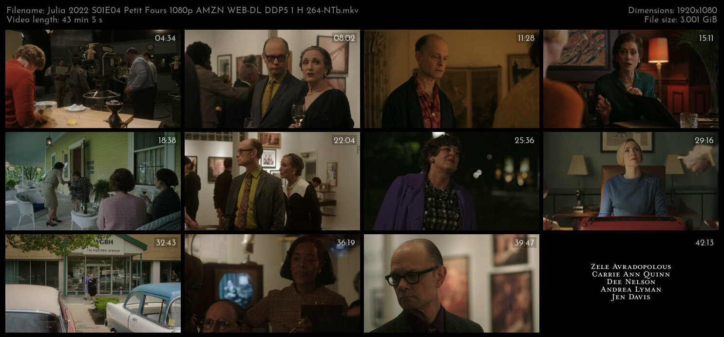 Julia 2022 S01E04 Petit Fours 1080p AMZN WEB DL DDP5 1 H 264 NTb TGx