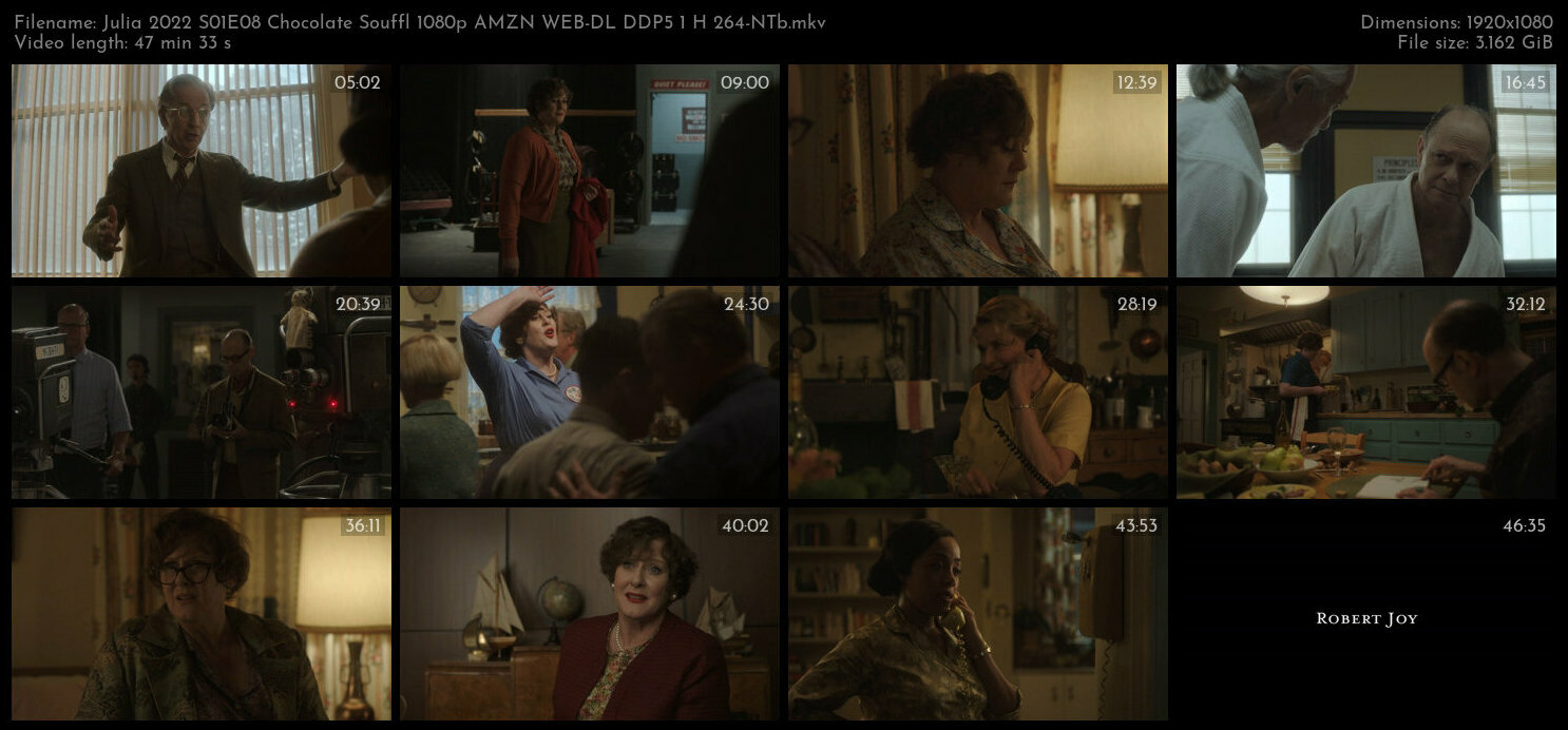 Julia 2022 S01E08 Chocolate Souffl 1080p AMZN WEB DL DDP5 1 H 264 NTb TGx