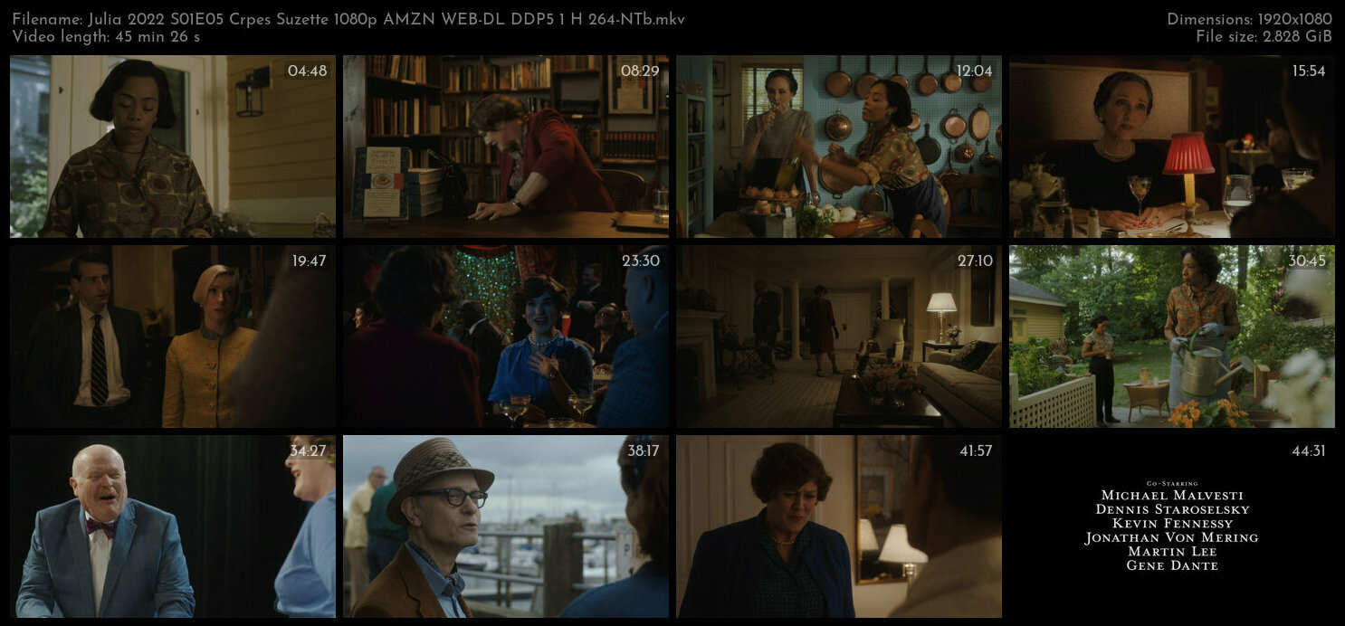 Julia 2022 S01E05 Crpes Suzette 1080p AMZN WEB DL DDP5 1 H 264 NTb TGx