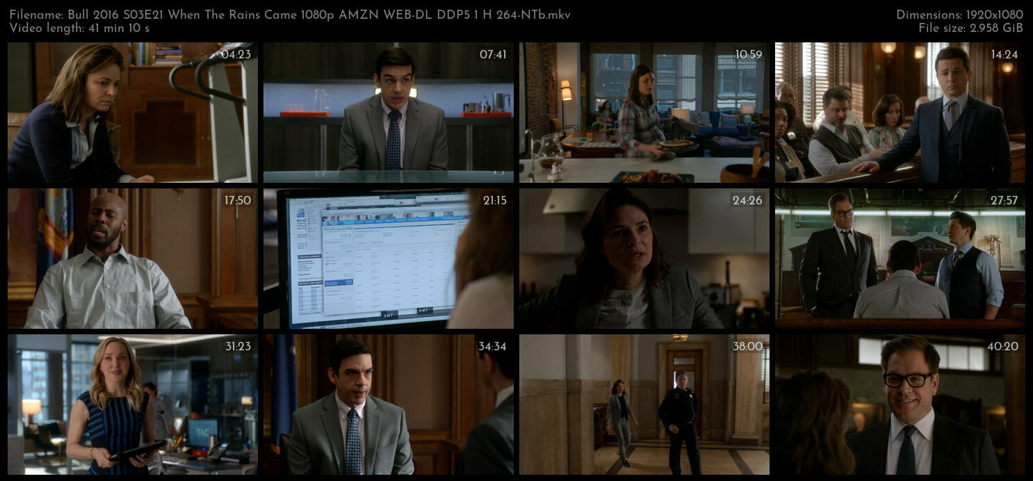 Bull 2016 S03E21 When The Rains Came 1080p AMZN WEB DL DDP5 1 H 264 NTb TGx