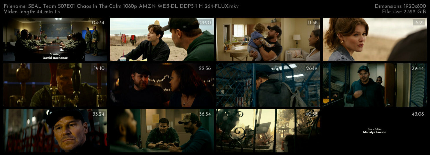 SEAL Team S07E01 Chaos In The Calm 1080p AMZN WEB DL DDP5 1 H 264 FLUX TGx