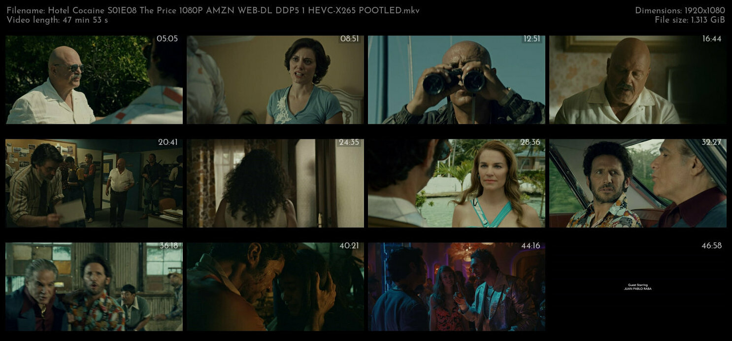 Hotel Cocaine S01E08 The Price 1080P AMZN WEB DL DDP5 1 HEVC X265 POOTLED TGx