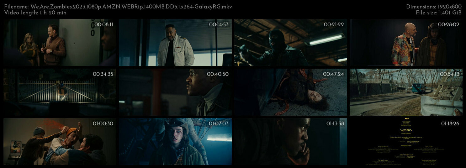 We Are Zombies 2023 1080p AMZN WEBRip 1400MB DD5 1 x264 GalaxyRG