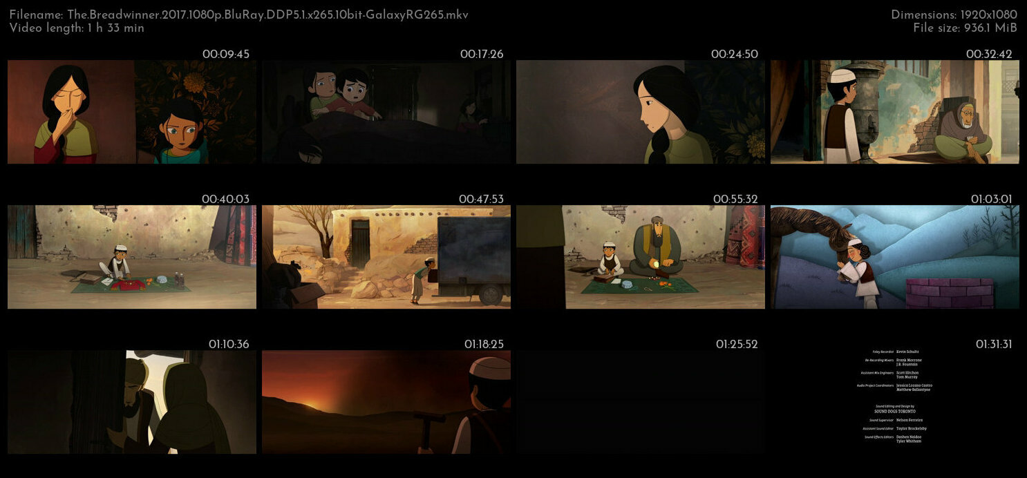 The Breadwinner 2017 1080p BluRay DDP5 1 x265 10bit GalaxyRG265