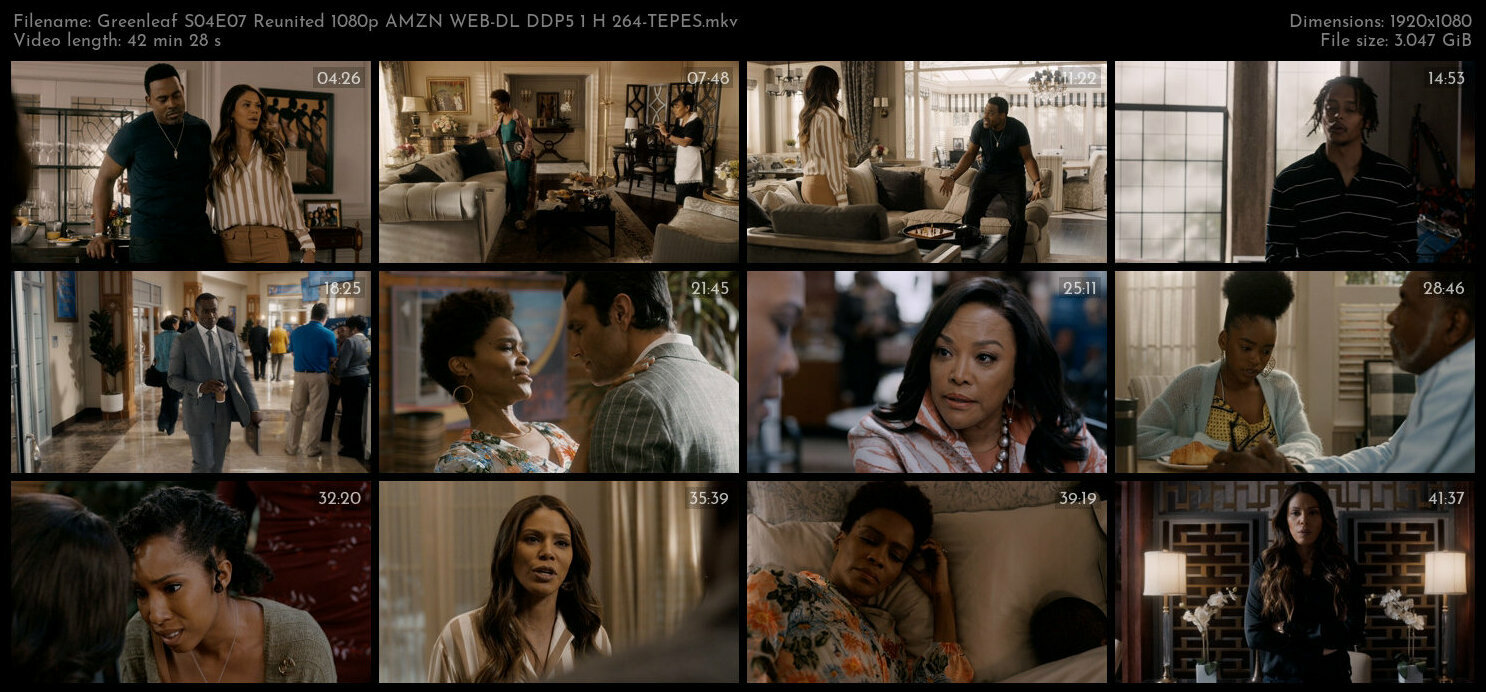 Greenleaf S04E07 Reunited 1080p AMZN WEB DL DDP5 1 H 264 TEPES TGx