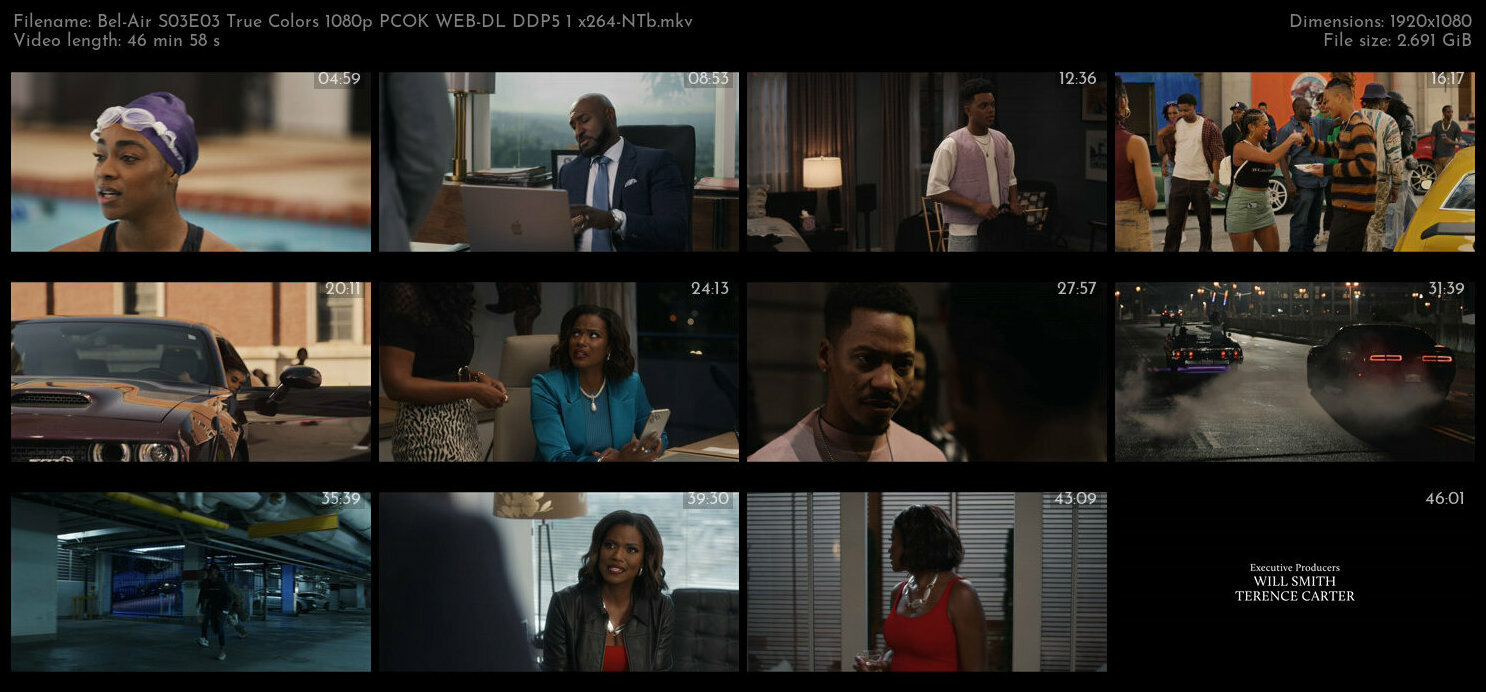 Bel Air S03E03 True Colors 1080p PCOK WEB DL DDP5 1 x264 NTb TGx