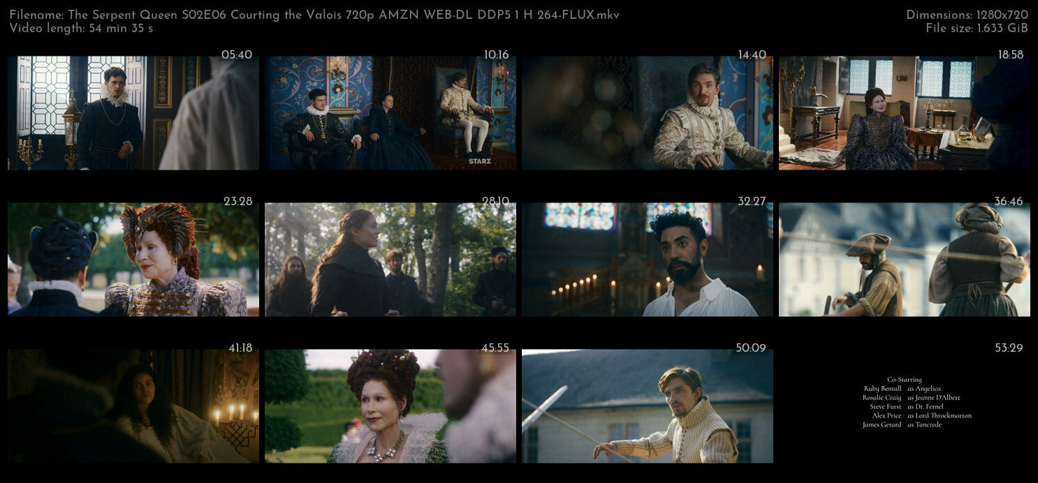 The Serpent Queen S02E06 Courting the Valois 720p AMZN WEB DL DDP5 1 H 264 FLUX TGx