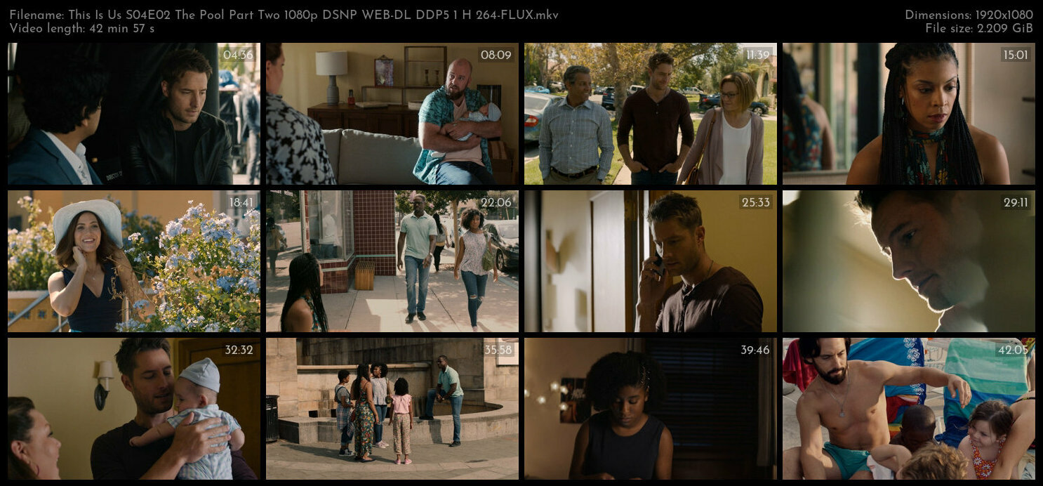 This Is Us S04E02 The Pool Part Two 1080p DSNP WEB DL DDP5 1 H 264 FLUX TGx