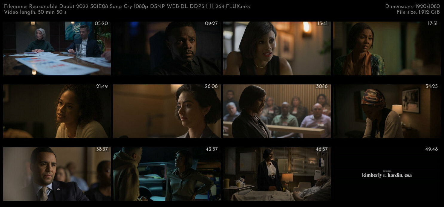 Reasonable Doubt 2022 S01E08 Song Cry 1080p DSNP WEB DL DDP5 1 H 264 FLUX TGx