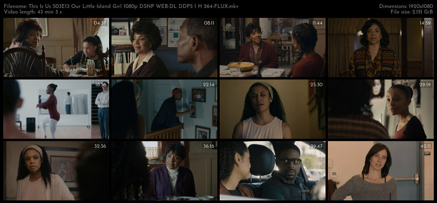 This Is Us S03E13 Our Little Island Girl 1080p DSNP WEB DL DDP5 1 H 264 FLUX TGx