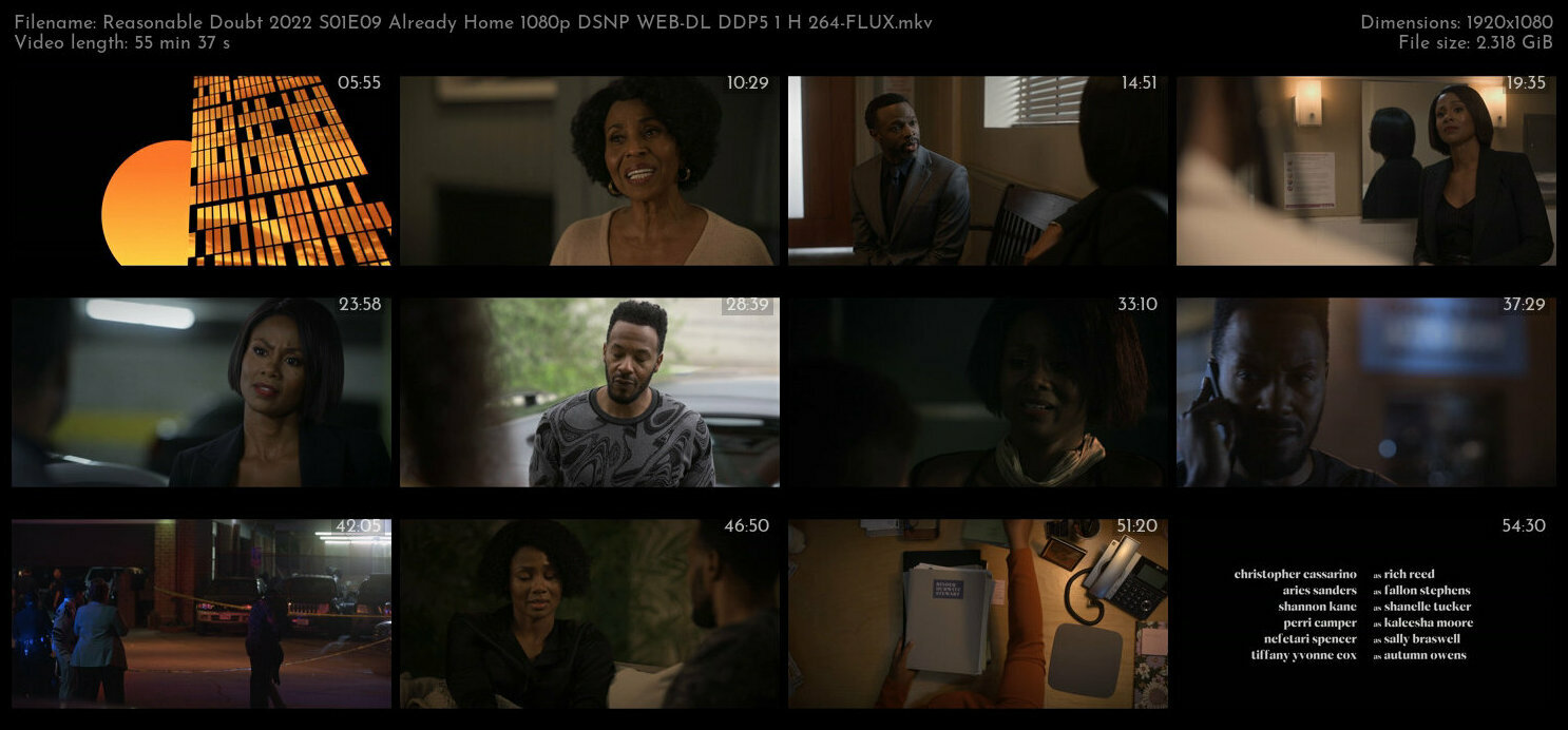 Reasonable Doubt 2022 S01E09 Already Home 1080p DSNP WEB DL DDP5 1 H 264 FLUX TGx