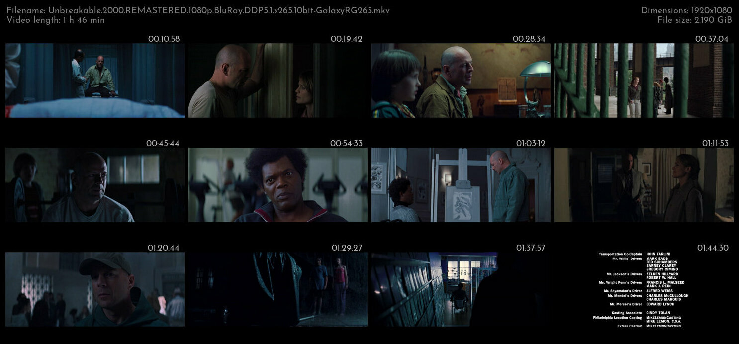 Unbreakable 2000 REMASTERED 1080p BluRay DDP5 1 x265 10bit GalaxyRG265