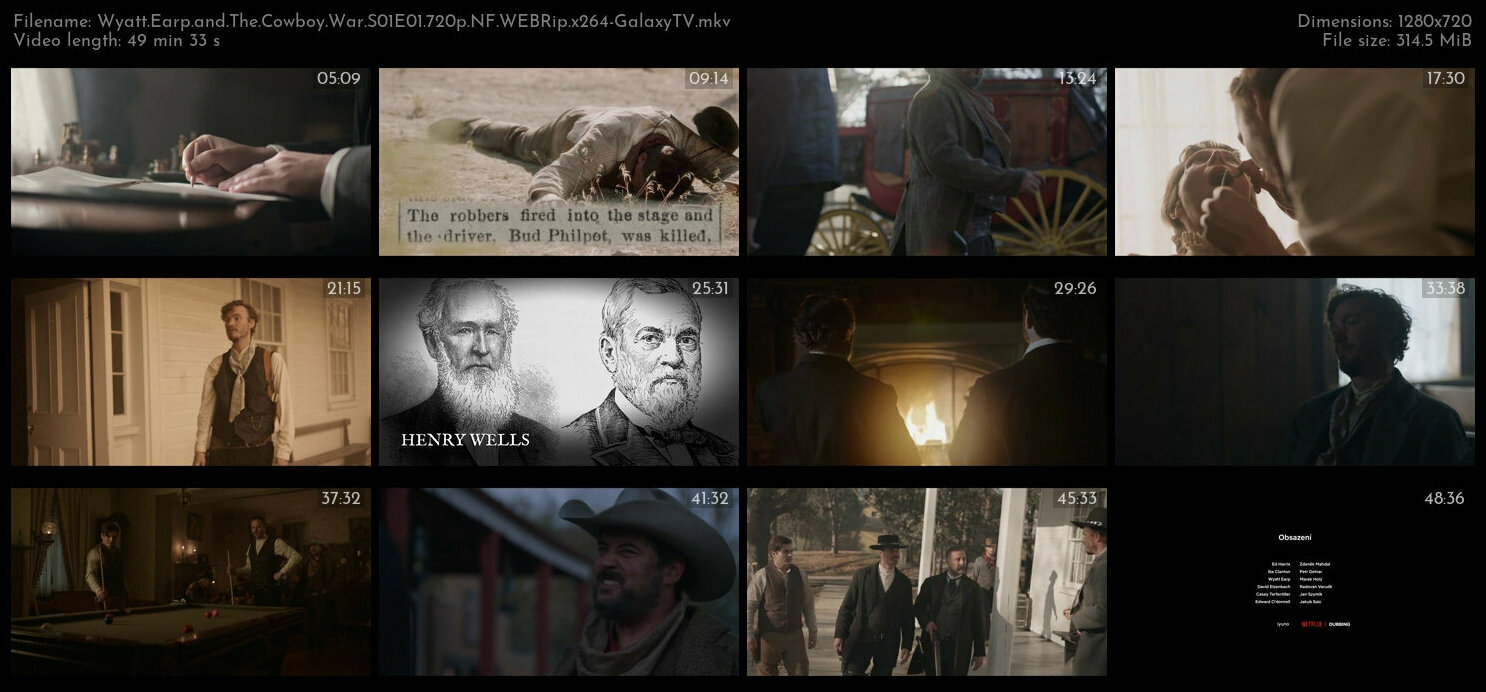 Wyatt Earp and The Cowboy War S01 COMPLETE 720p NF WEBRip x264 GalaxyTV