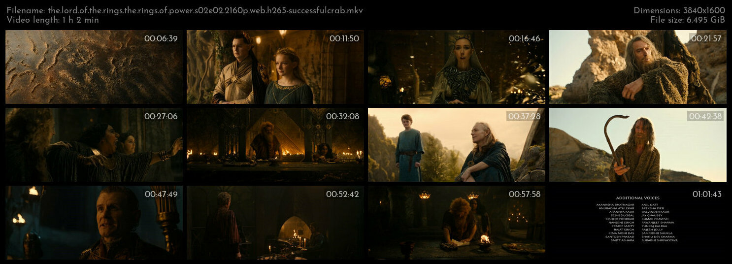 The Lord of the Rings The Rings of Power S02E02 2160p WEB H265 SuccessfulCrab TGx