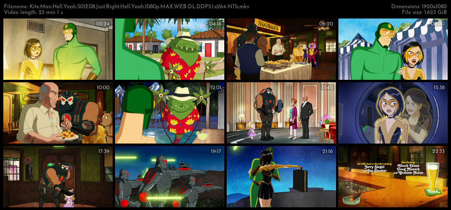 Kite Man Hell Yeah S01E08 Just Right Hell Yeah 1080p MAX WEB DL DDP5 1 x264 NTb TGx