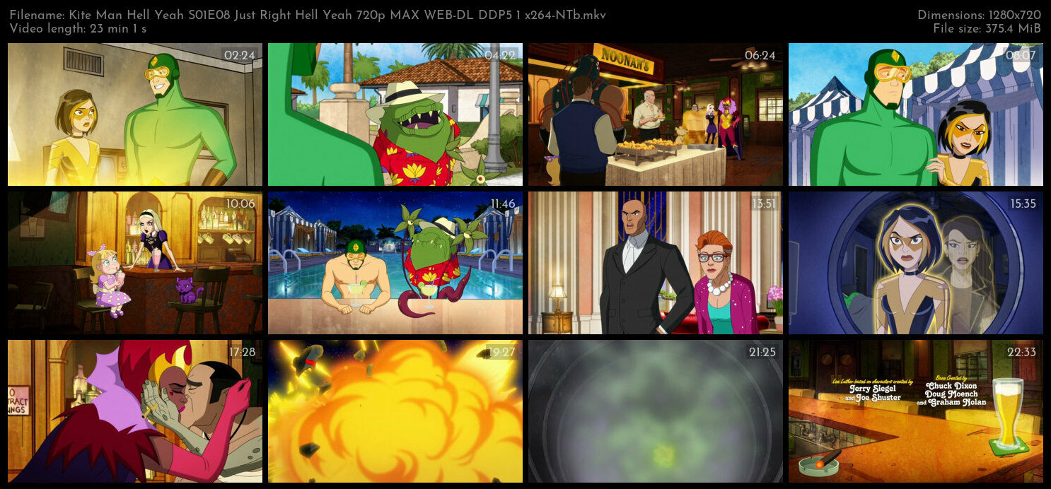 Kite Man Hell Yeah S01E08 Just Right Hell Yeah 720p MAX WEB DL DDP5 1 x264 NTb TGx