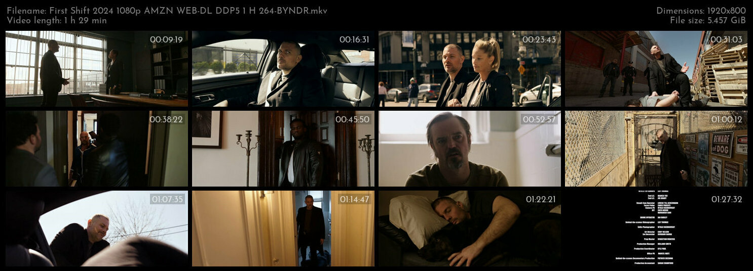 First Shift 2024 1080p AMZN WEB DL DDP5 1 H 264 BYNDR TGx