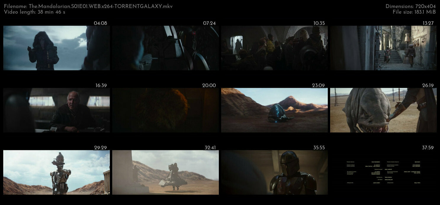 The Mandalorian S01E01 WEB x264 TORRENTGALAXY