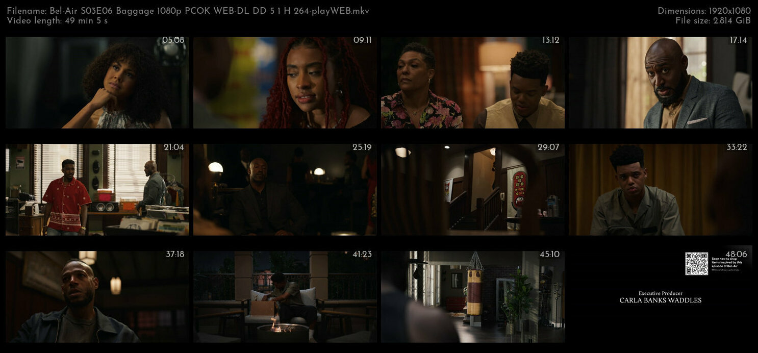 Bel Air S03E06 Baggage 1080p PCOK WEB DL DD 5 1 H 264 playWEB TGx