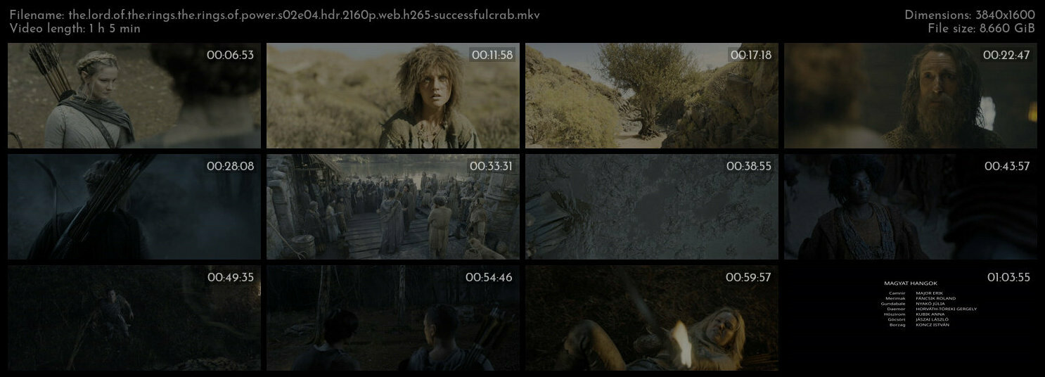 The Lord of the Rings The Rings of Power S02E04 HDR 2160p WEB H265 SuccessfulCrab TGx