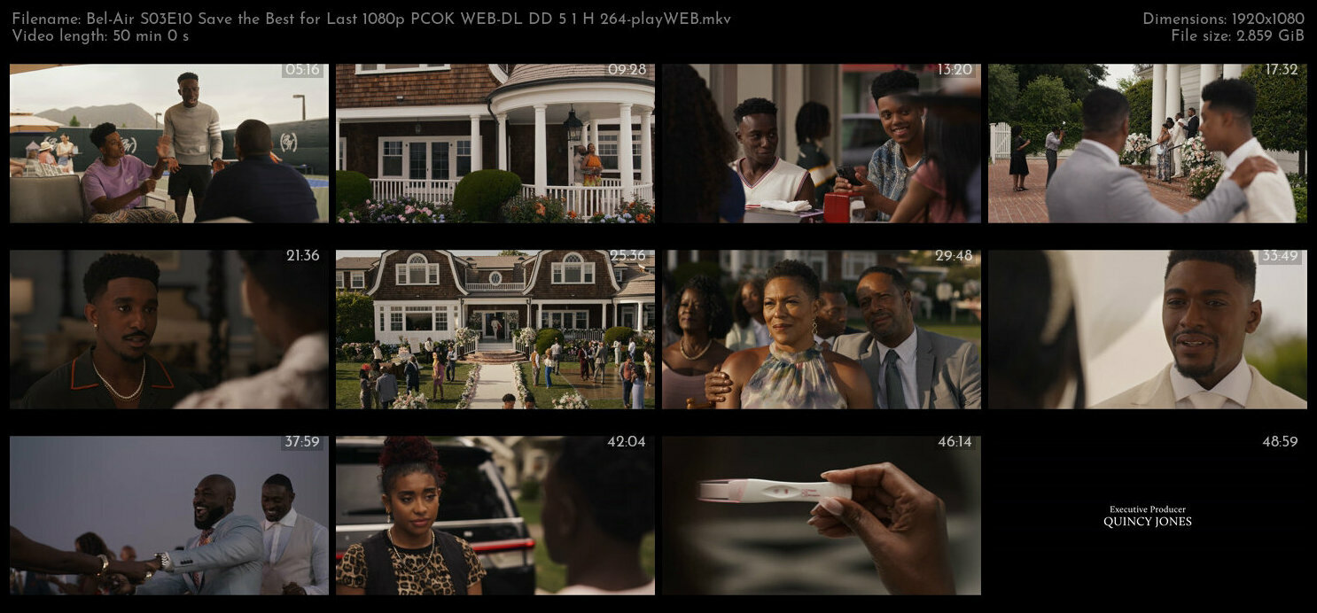 Bel Air S03E10 Save the Best for Last 1080p PCOK WEB DL DD 5 1 H 264 playWEB TGx