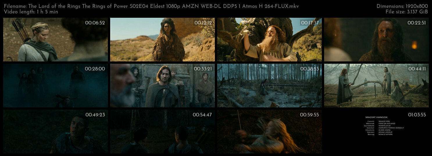 The Lord of the Rings The Rings of Power S02E04 Eldest 1080p AMZN WEB DL DDP5 1 Atmos H 264 FLUX TGx